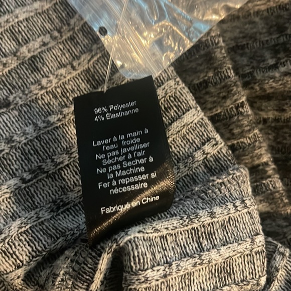 Floret Studios Gray Ribbed Long Sleeve Sweater Dress Size Small (2-4) NWT - Picture 14 of 15